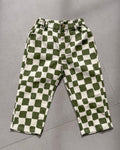 Pantalon Cleo Cuadritos Verdes